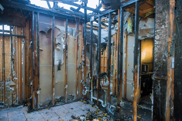 Professional Fire Damage Removal technician working in Bluefield, WV